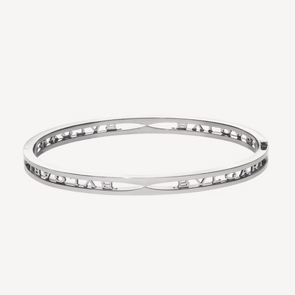 [Rose Tomorrow]ZERO 1 SPIRAL LOGO SILVER BRACELET