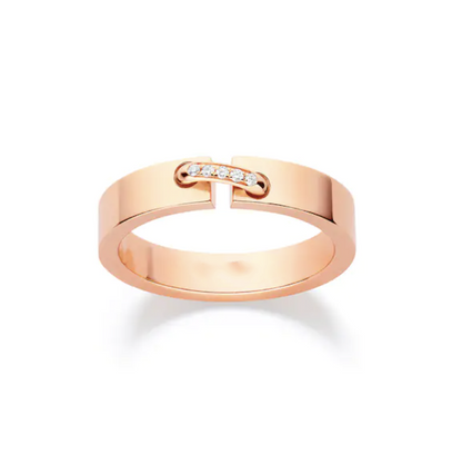 [Rose Tomorrow]ALLIANCE LIENS VIDENCE DIAMOND 4MM RING