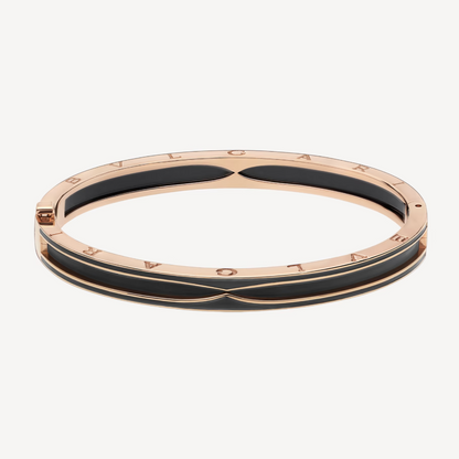 [Rose Tomorrow]ZERO 1 PINK GOLD WITH MATTE BLACK CERAMIC BRACELET