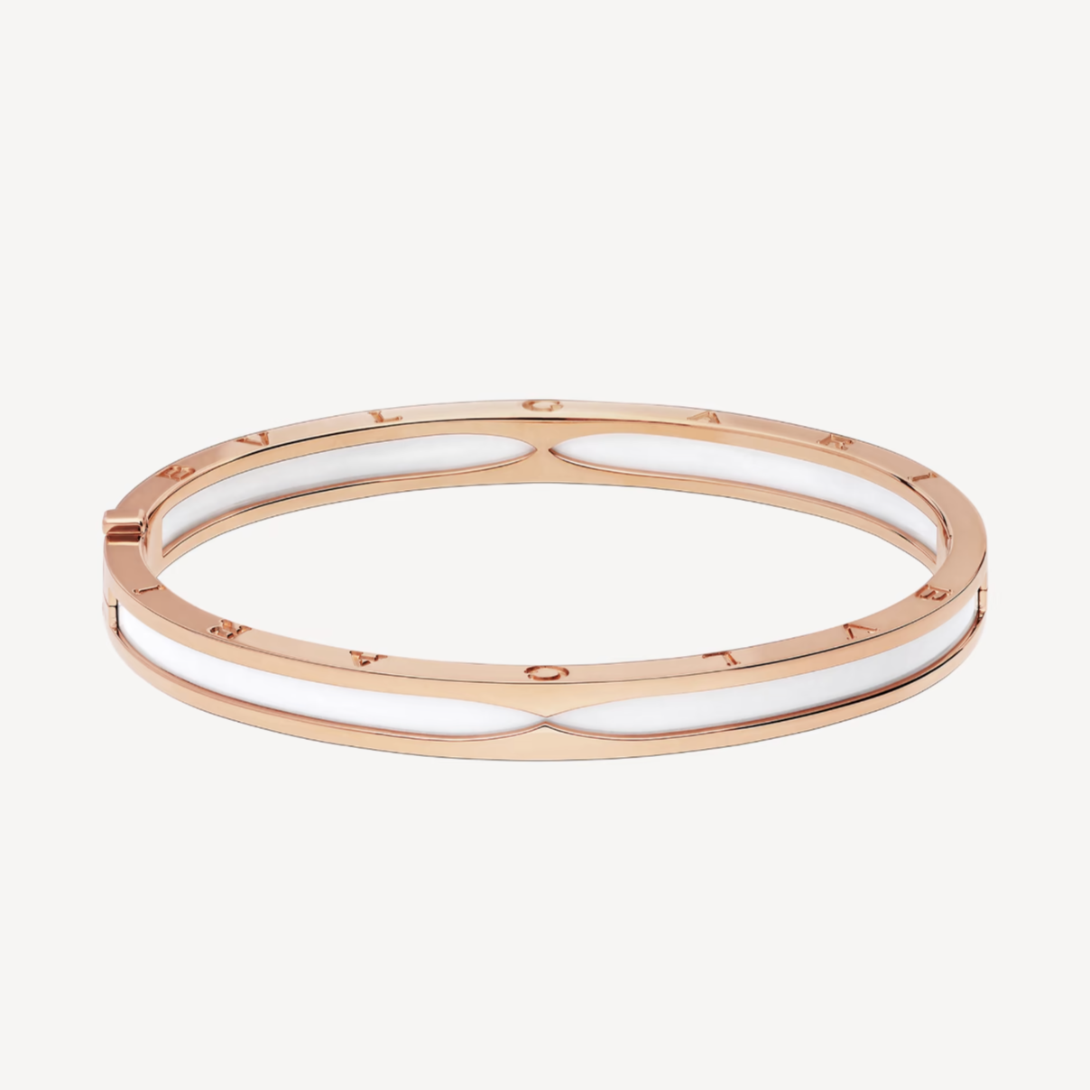 [Rose Tomorrow]ZERO 1 PINK GOLD WITH WHITE CERAMIC BRACELET