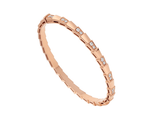 [Rose Tomorrow]SERPENTI SMALL BRACELET PINK GOLD DIAMOND