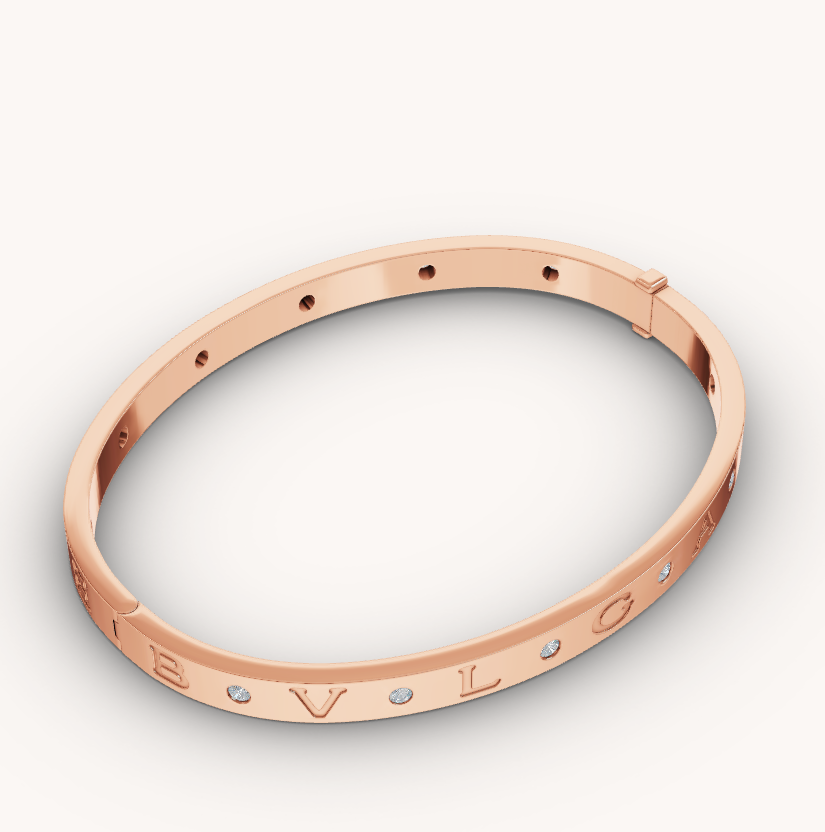 [Rose Tomorrow]ZERO 1 PINK GOLD 12 DIAMONDS BRACELET