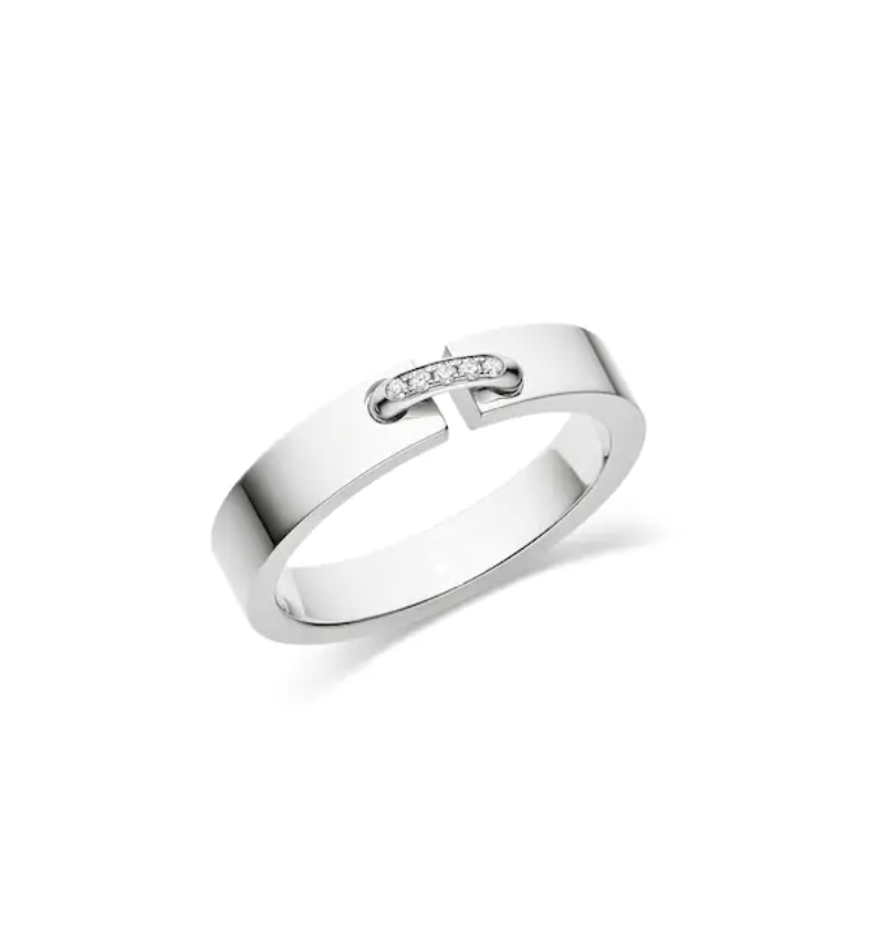 [Rose Tomorrow]ALLIANCE LIENS VIDENCE DIAMOND 4MM RING