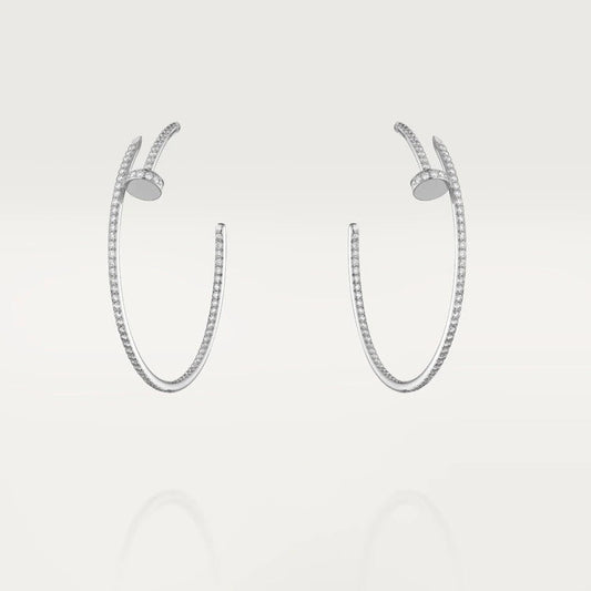 [Rose Tomorrow]JUSTE EARRINGS FULL DIAMONDS 1.8MM