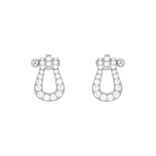 [Rose Tomorrow]FORCE 10 FULL DIAMOND STUD EARRINGS MINI MODEL