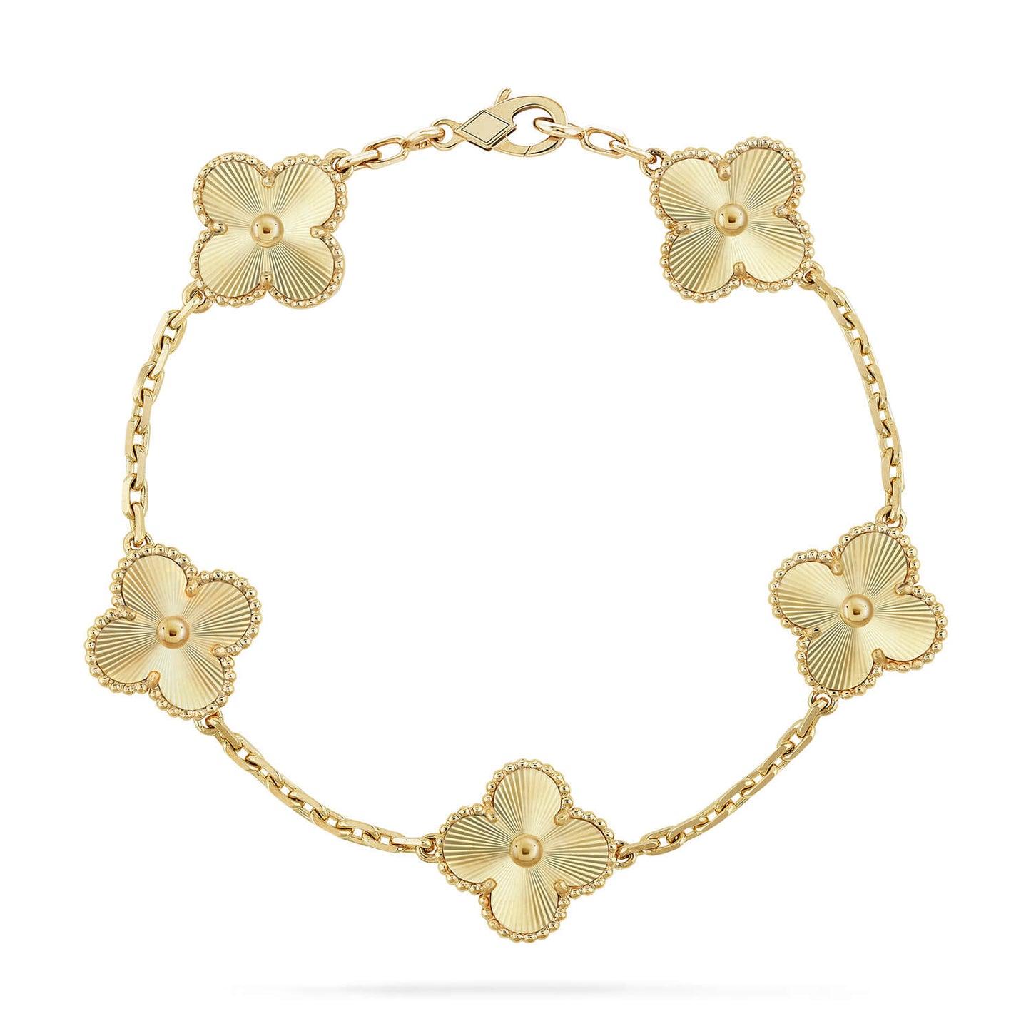 [💎ROSE💎]CLOVER 5 FLOWERS LASER BRACELET