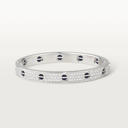 [Rose Tomorrow]LOVE BRACELET 6.1MM DIAMOND-PAVED CERAMIC