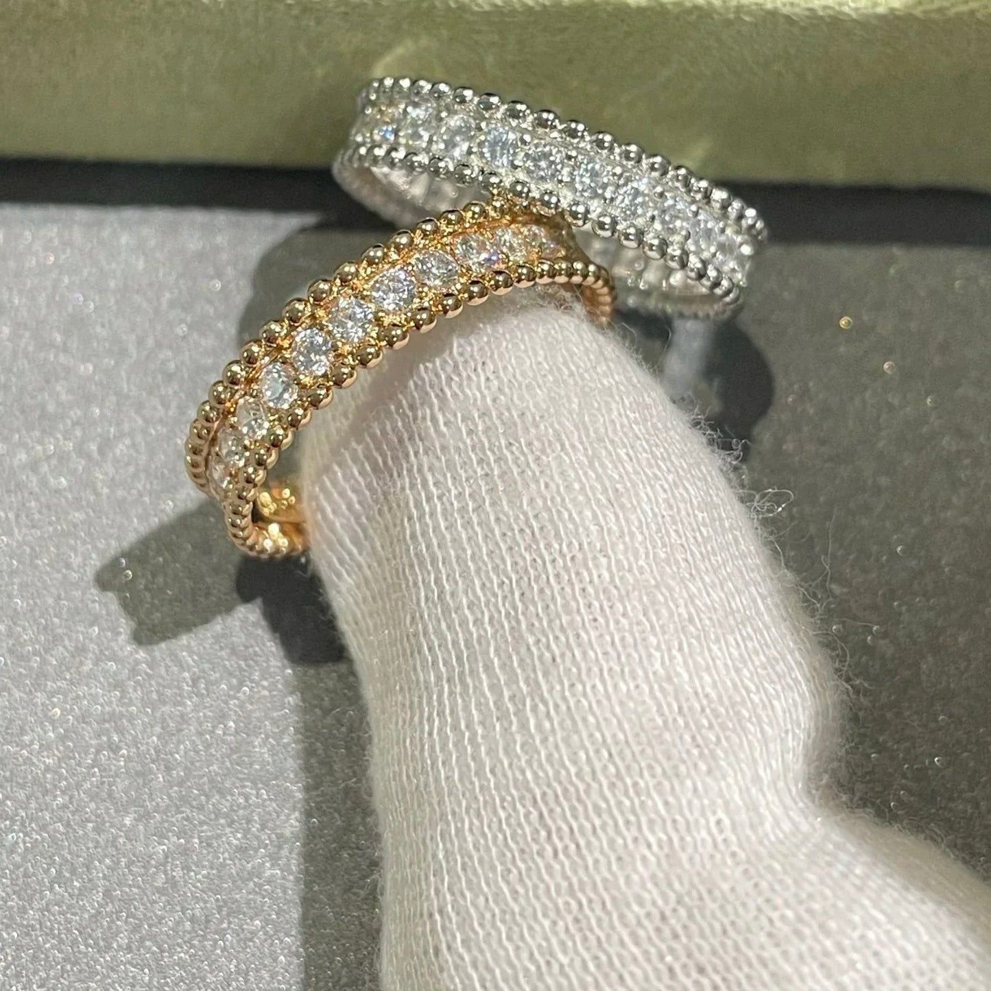 [💎ROSE💎]PERLEE DIAMOND ROSE GOLD RING