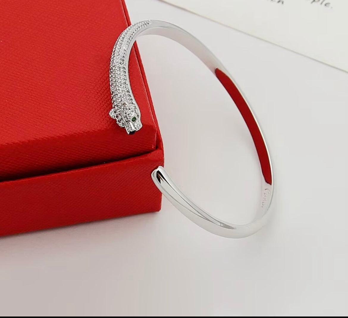 [Rose Jewelry]PANTHERE GOLD DIAMOND OPEN BRACELET