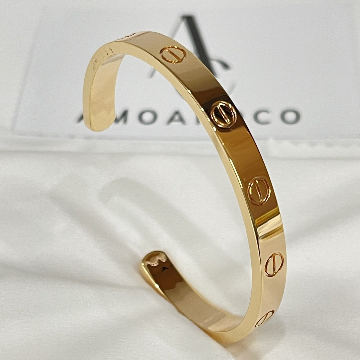 [Rose Tomorrow]LOVE BRACELET 6.1MM OPEN CUFF