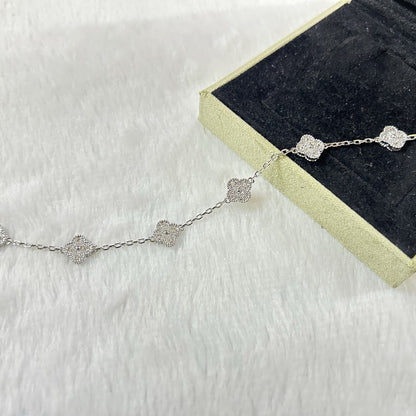 [💎ROSE💎]CLOVER 6 MOTIF DIAMOND BRACELET
