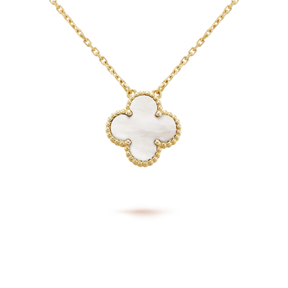 [Rose Tomorrow]CLOVER  15MM WHITE MOTHER-OF-PEARL NECKLACE