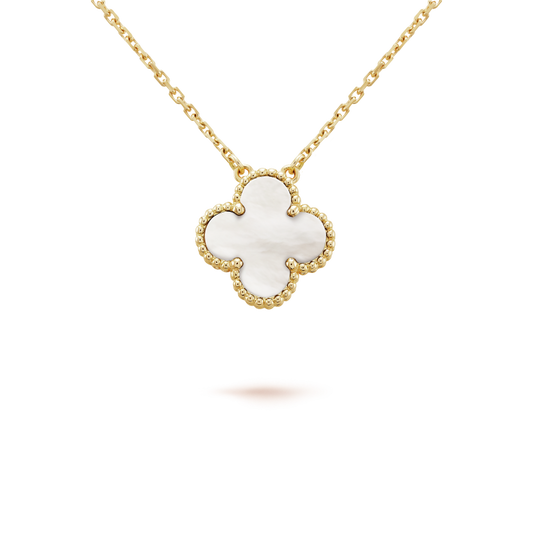 [Rose Tomorrow]CLOVER  15MM WHITE MOTHER-OF-PEARL NECKLACE