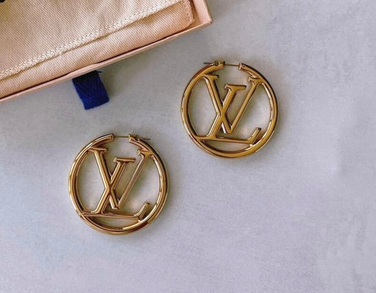 [Rose Tomorrow] RING LOGO EARRINGS