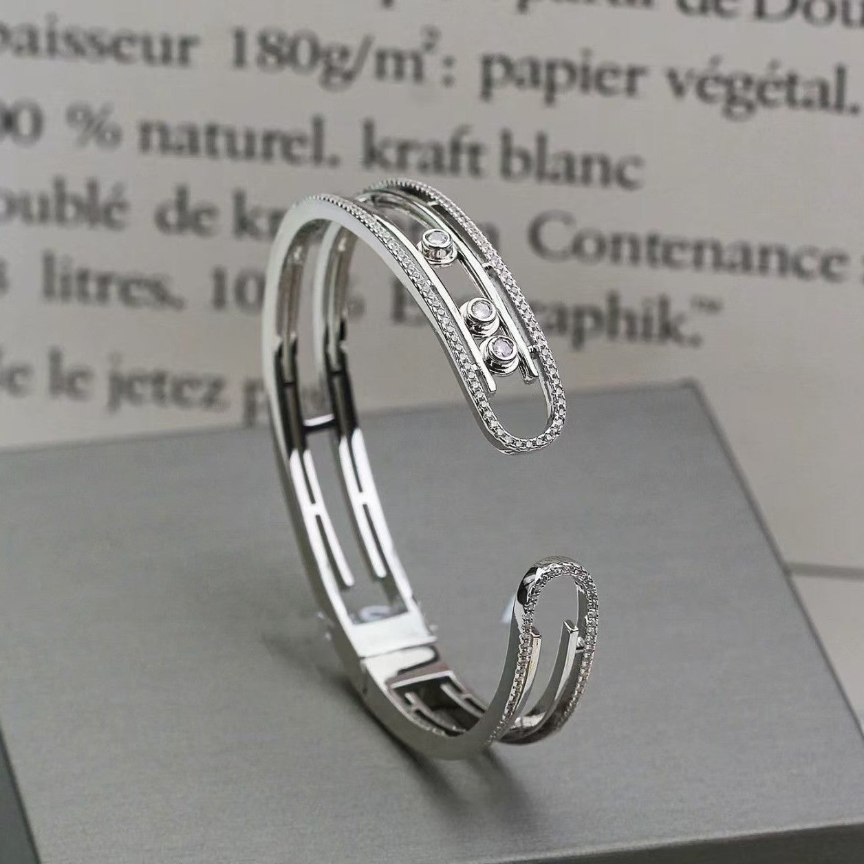 [Rose Jewelry]MK Diamond Adjustable Bracelet.