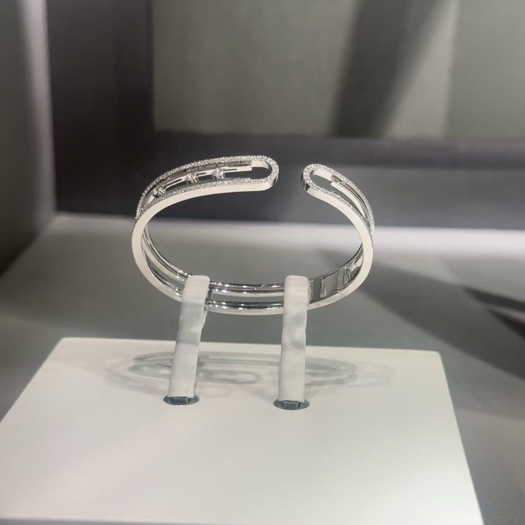[Rose Jewelry]MK Diamond Adjustable Bracelet.