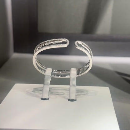 [Rose Jewelry]MK Diamond Adjustable Bracelet.