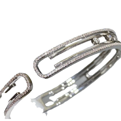 [Rose Jewelry]MK Diamond Adjustable Bracelet.