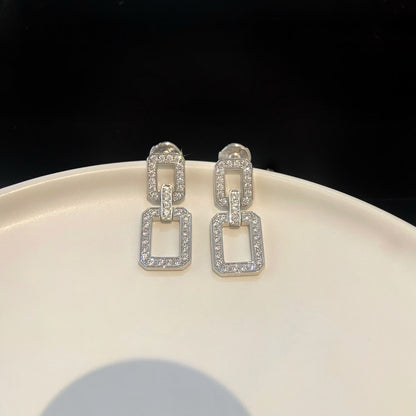 [Rose Tomorrow]LINKS MEDIUM EARRINGS DIAMOND