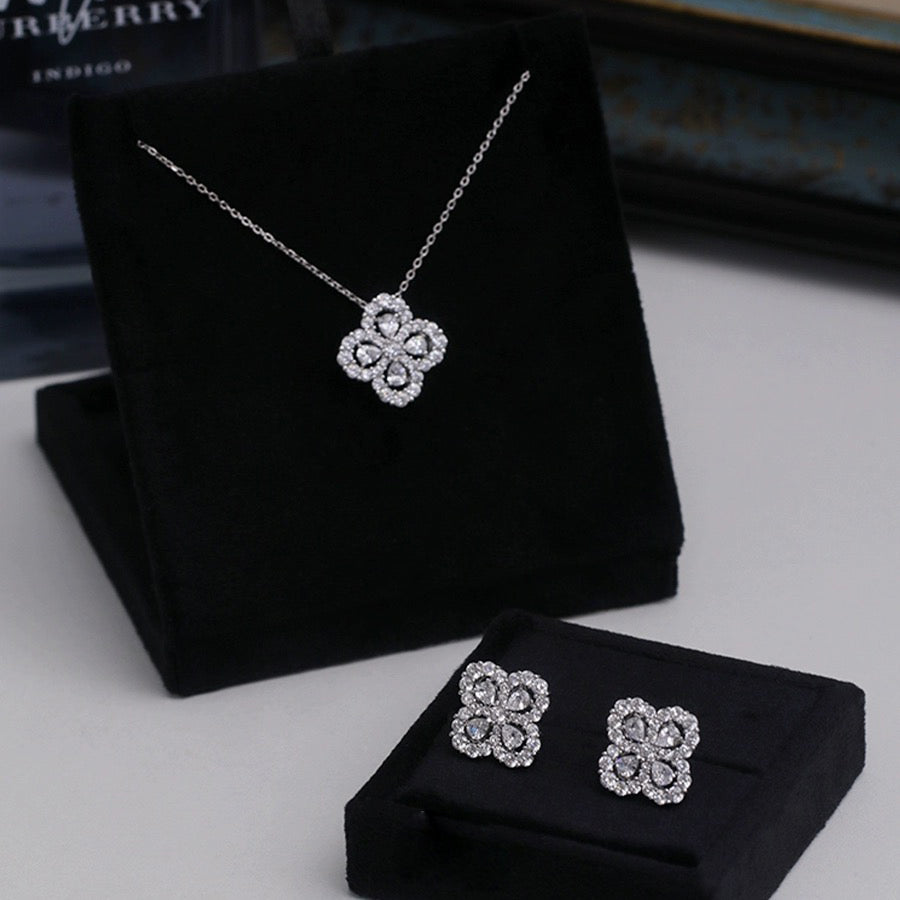 [Rose Tomorrow]LOOP NECKLACE FULL MOTIF DIAMOND COMBINATION