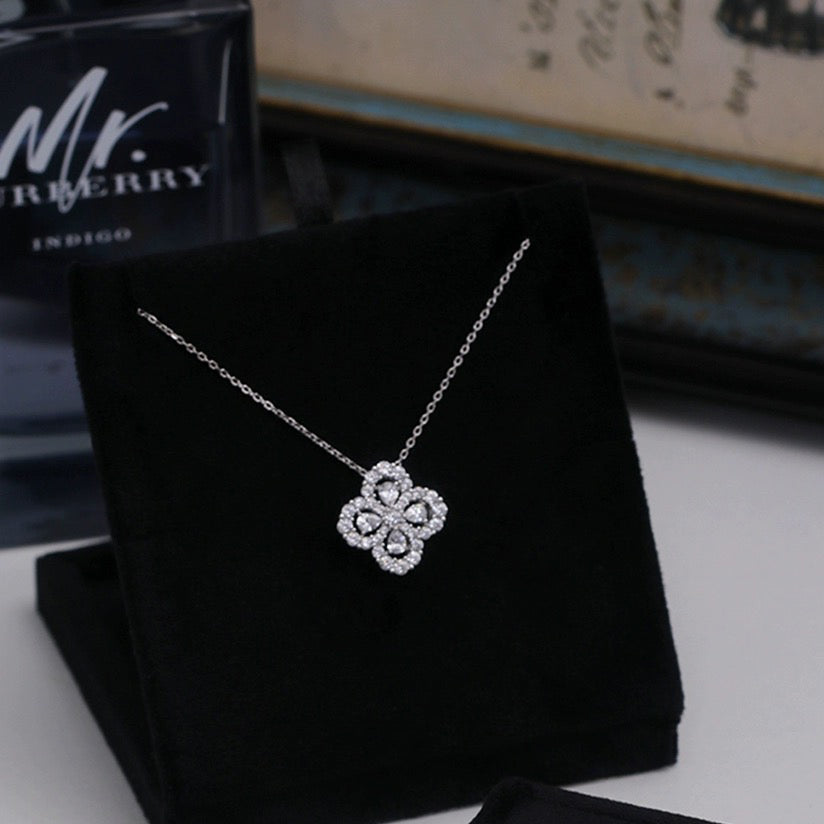 [Rose Tomorrow]LOOP NECKLACE FULL MOTIF DIAMOND COMBINATION