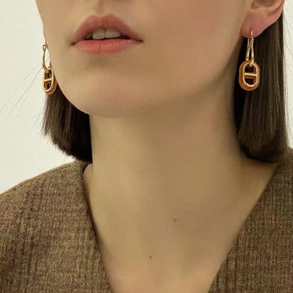 [Rose Tomorrow]HM O'MAILLON GOLD EARRINGS