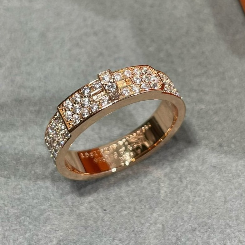 [Rose Tomorrow]KELLY PINK GOLD DIAMOND RING