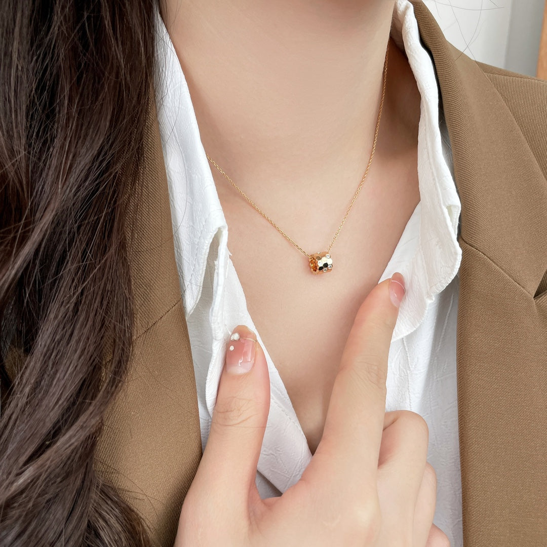 [Rose Tomorrow]BEE MINI PEDANT DIAMOND NECKLACE