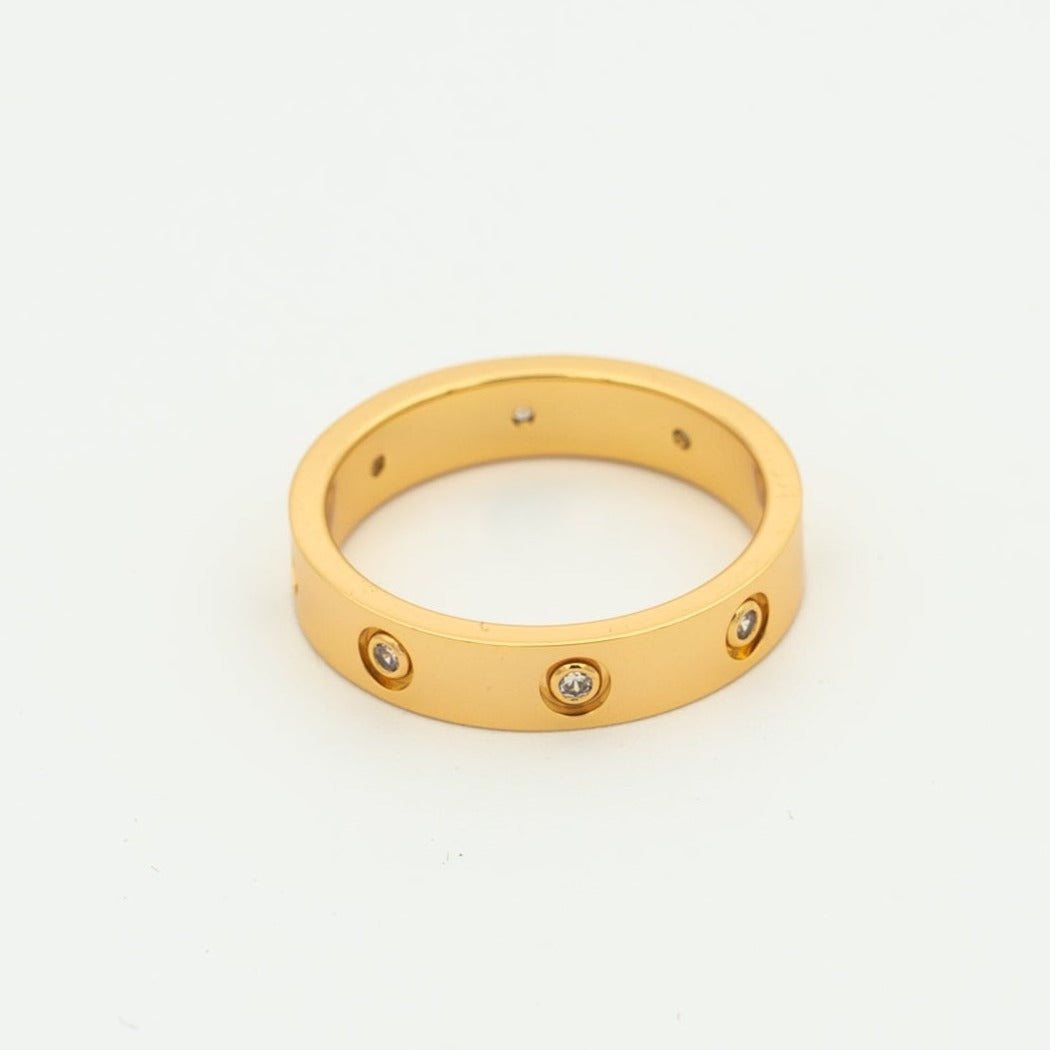 [Rose Tomorrow]LOVE RING 3.6MM 8 DIAMONDS