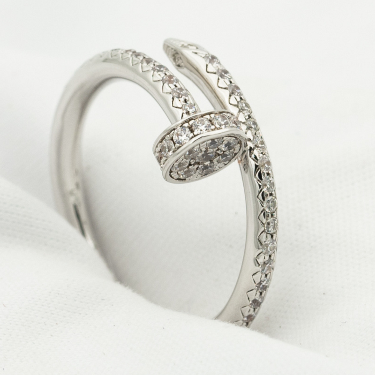 [Rose Tomorrow]JUSTE RING 1.8MM SILVER DIAMONDS