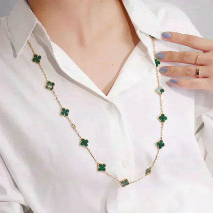 [Rose Tomorrow]CLOVER 20 MOTIFS MALACHITE GOLD