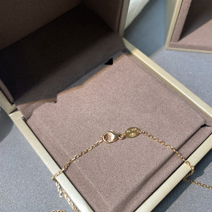 [Rose Tomorrow]JEUX DE PINK GOLD DIAMOND NECKLACE