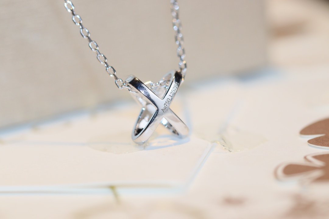 [Rose Tomorrow]JEUX DE DIAMOND NECKLACE