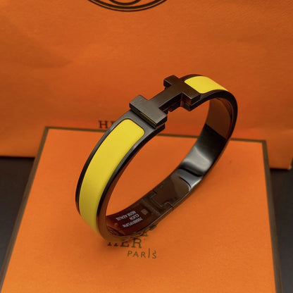 [Rose Tomorrow]CLIC HM SO BLACK YELLOW BRACELET