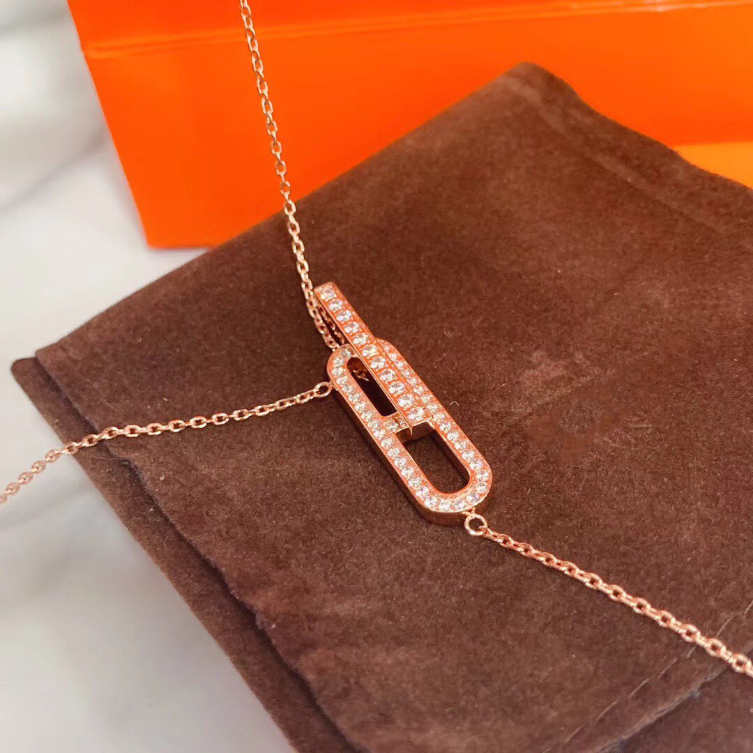 [Rose Tomorrow]HM NECKLACE PLATINUM ROSE GOLD DIAMOND