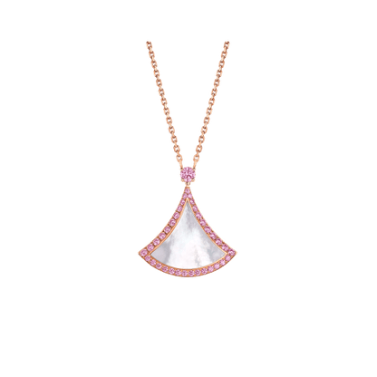 [Rose Tomorrow]DREAM NECKLACE MOP DIAMOND PINK