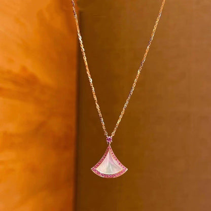 [Rose Tomorrow]DREAM NECKLACE MOP DIAMOND PINK