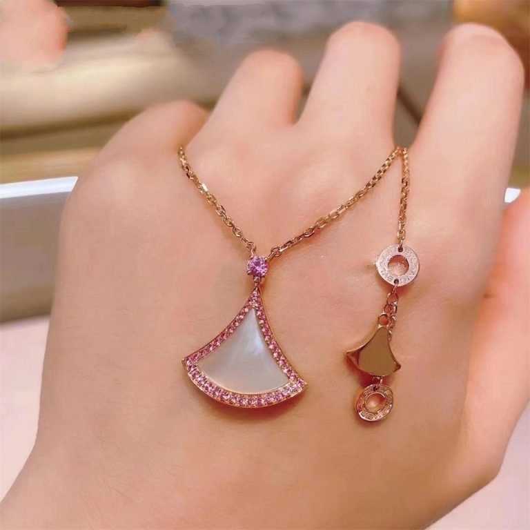 [Rose Tomorrow]DREAM NECKLACE MOP DIAMOND PINK