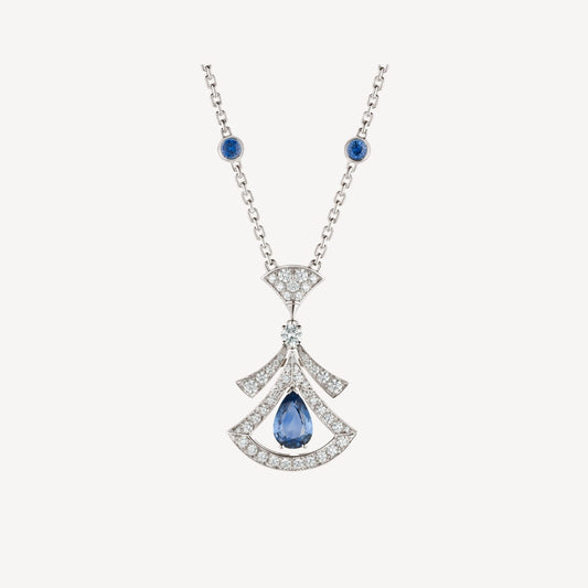 [Rose Tomorrow]DREAM NECKLACE AGATE DIAMOND SILVER