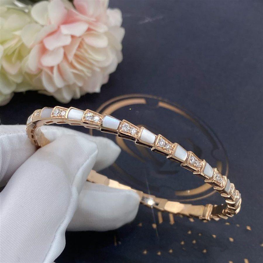 [Rose Tomorrow]SERPENTI BRACELET PINK GOLD MOP DIAMOND