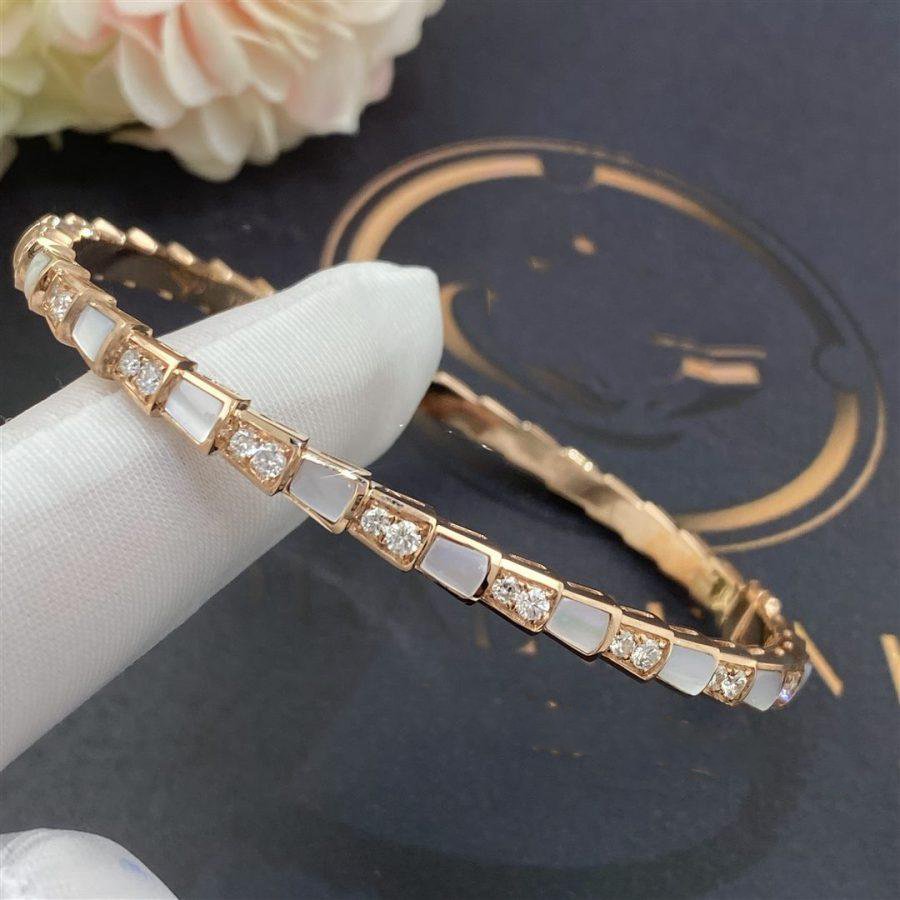 [Rose Tomorrow]SERPENTI BRACELET PINK GOLD MOP DIAMOND