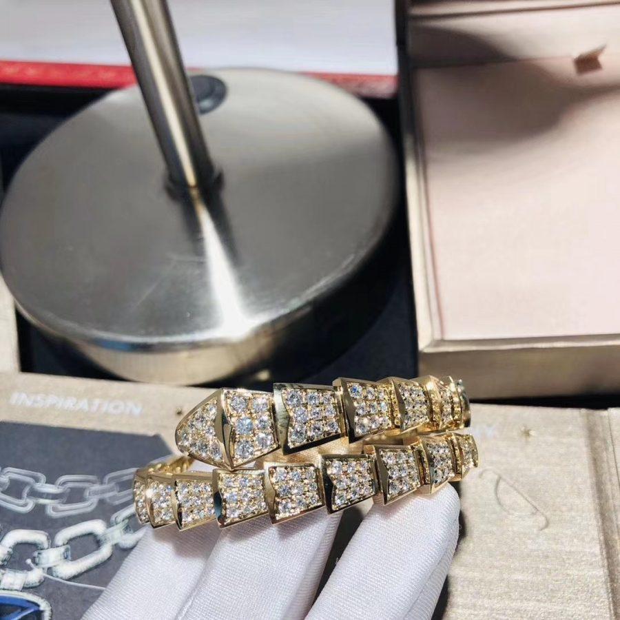 [Rose Tomorrow]SERPENTI BRACELET 8MM GOLD DIAMOND