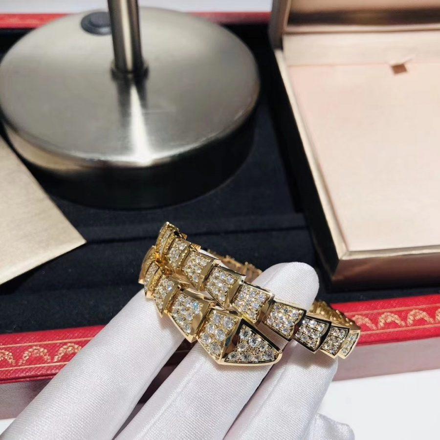 [Rose Tomorrow]SERPENTI BRACELET 8MM GOLD DIAMOND