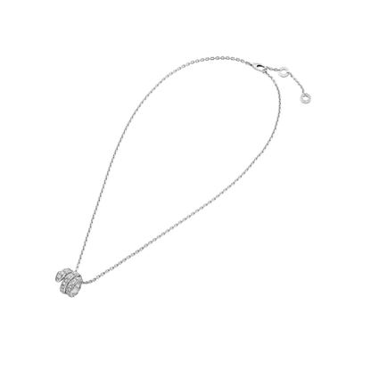 [Rose Tomorrow]SERPENTI  NECKLACE DOUBLE RING DIAMOND