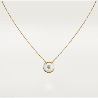 [Rose Tomorrow]AMULETTE ROSE GOLD MOP NECKLACE