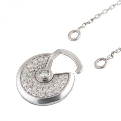 [Rose Tomorrow]AMULETTE SILVER FULL DIAMOND NECKLACE