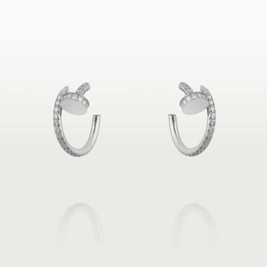 [Rose Tomorrow]JUSTE EARRINGS 12.75MM SILVER DIAMOND