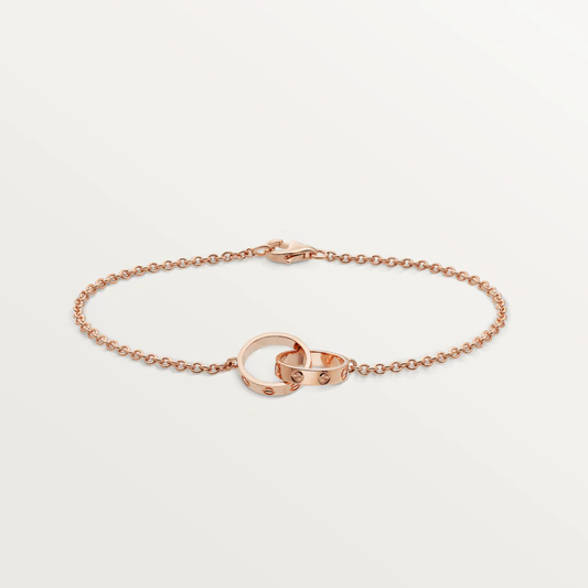 [Rose Tomorrow]LOVE BRACELET DOUBLE RING