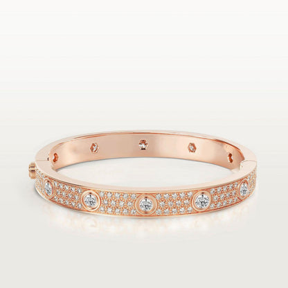 [Rose Tomorrow]LOVE BRACELET 6.1MM DIAMOND-PAVED 10 BIG DIAMONDS