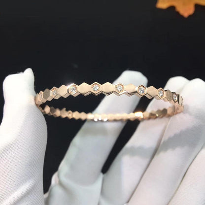 [Rose Tomorrow]BEE LOVE PINK GOLD DIAMOND BRACELET